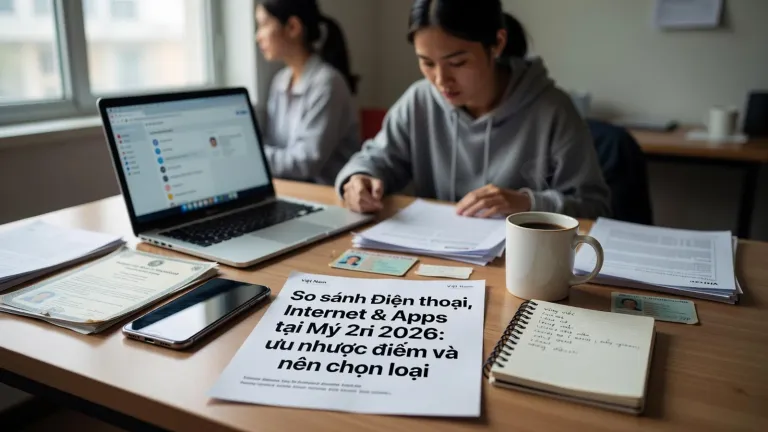 So sánh Điện thoại, Internet & Apps tại Mỹ 2026: nên chọn loại nào